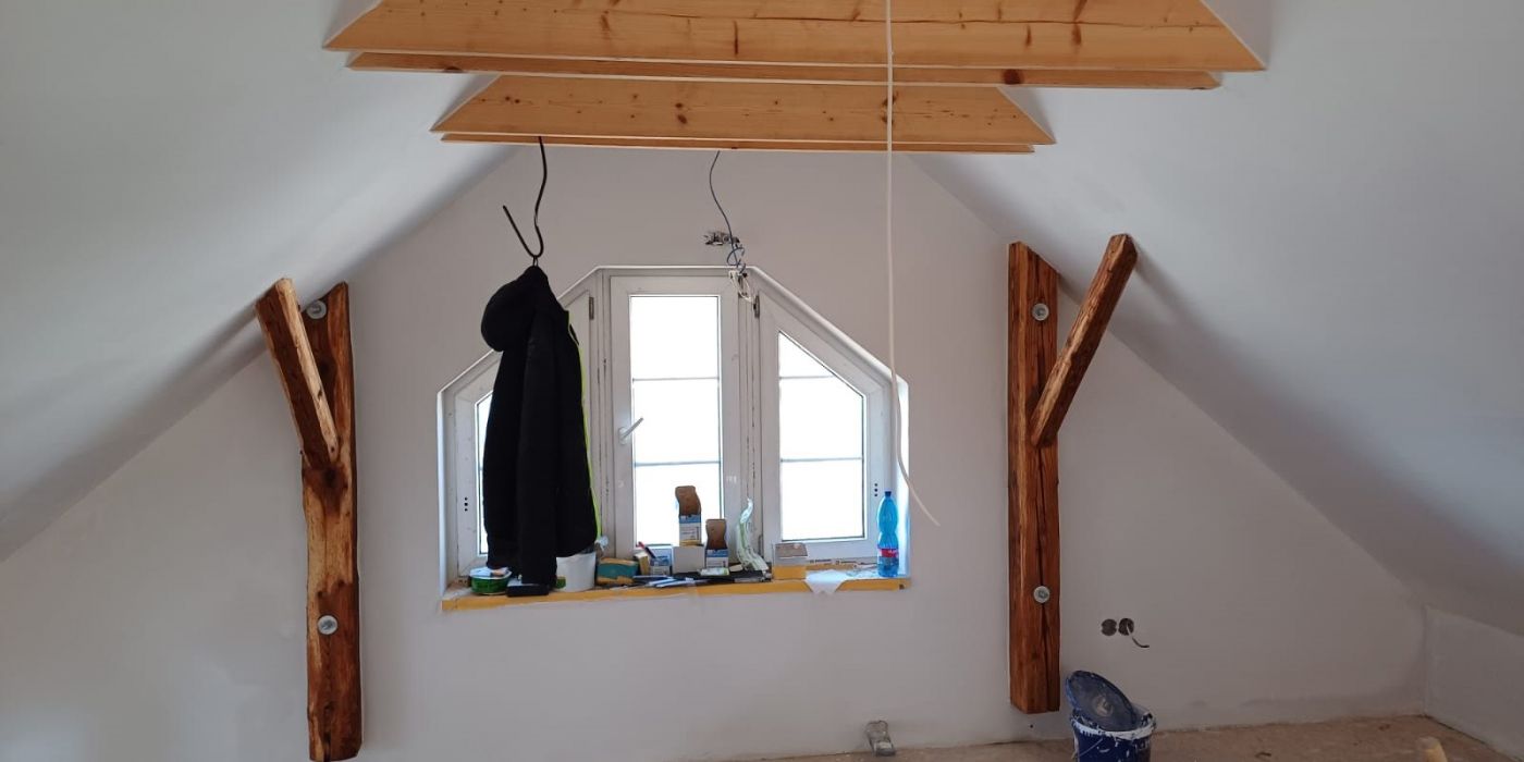 Půdní vestavba – nové podkroví chalupy