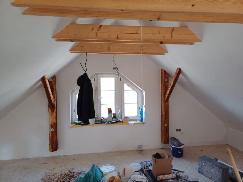 Půdní vestavba – nové podkroví chalupy
