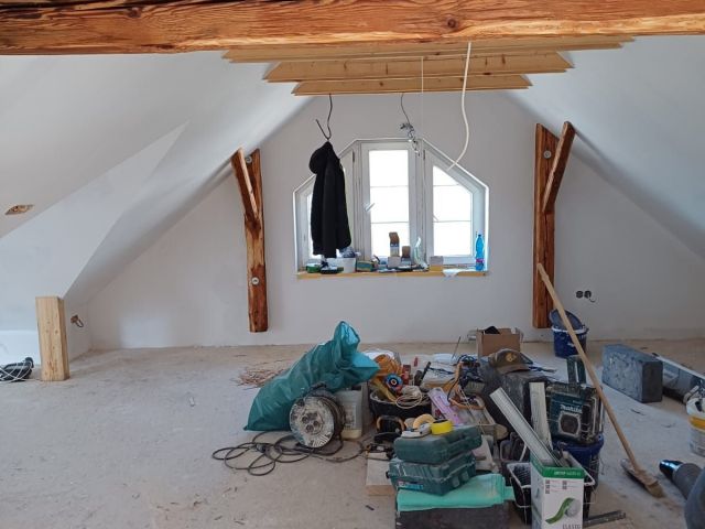 Půdní vestavba – nové podkroví chalupy – foto 4