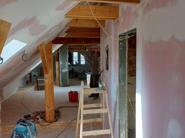 Půdní vestavba – nové podkroví chalupy – foto 9