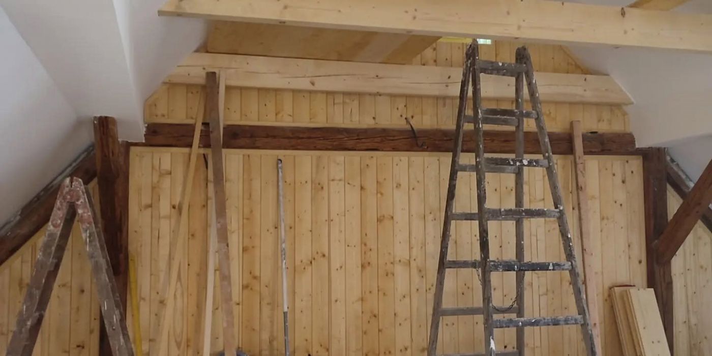 Rekonstrukce podkroví v chalupě