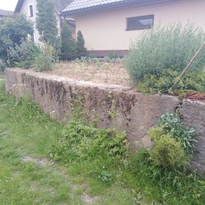 Oprava podezdívky plotu č.4