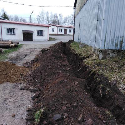 Zemní práce pro novou elektrickou přípojku, el. př č.5