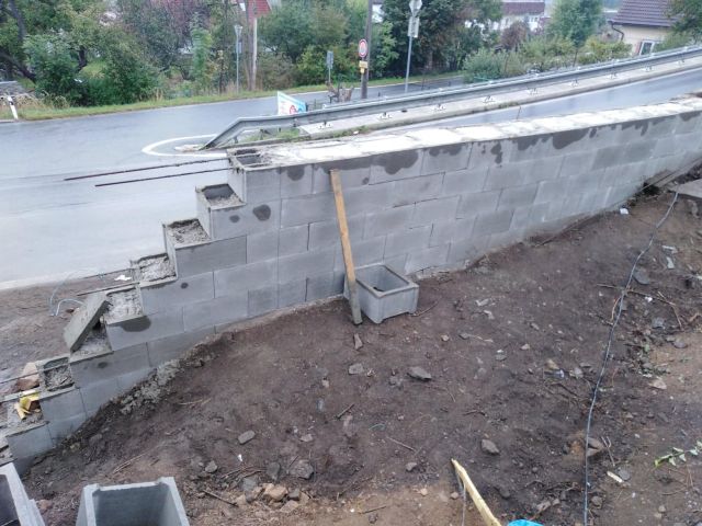 Opěrná zeď, kamenná přizdívka – foto 3